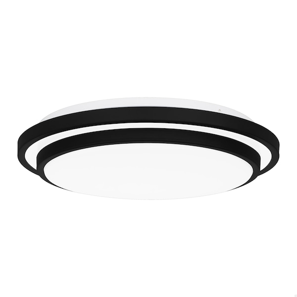 Quoizel Irving Integrated LED Matte Black Semi-Flush Mount IVG1616MBK - main